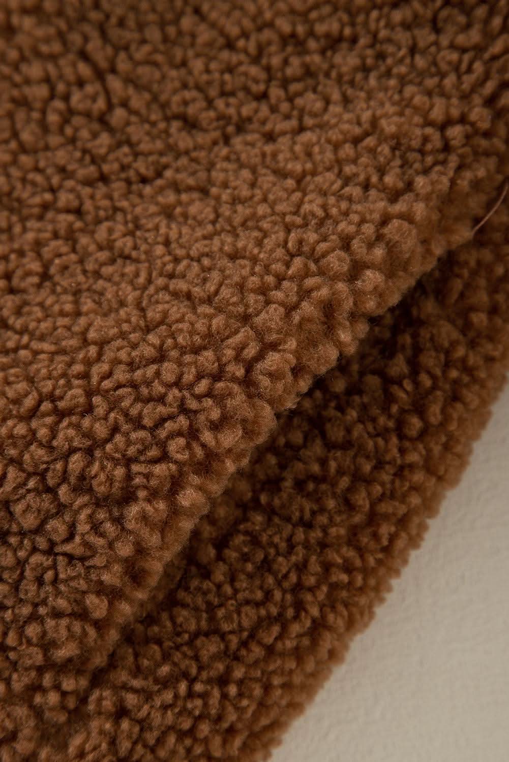 Redwood burl sherpa bomber jacket - Love Salve